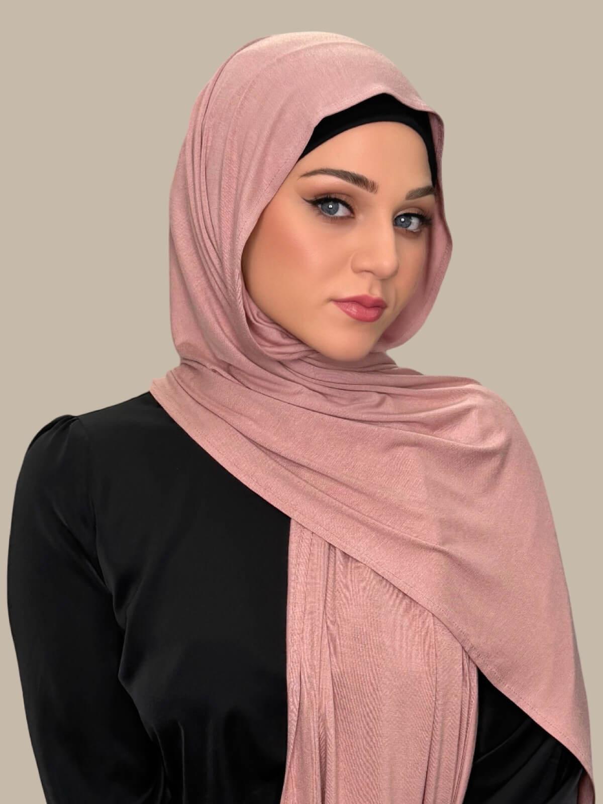 Classic Jersey Hijab-Rosin