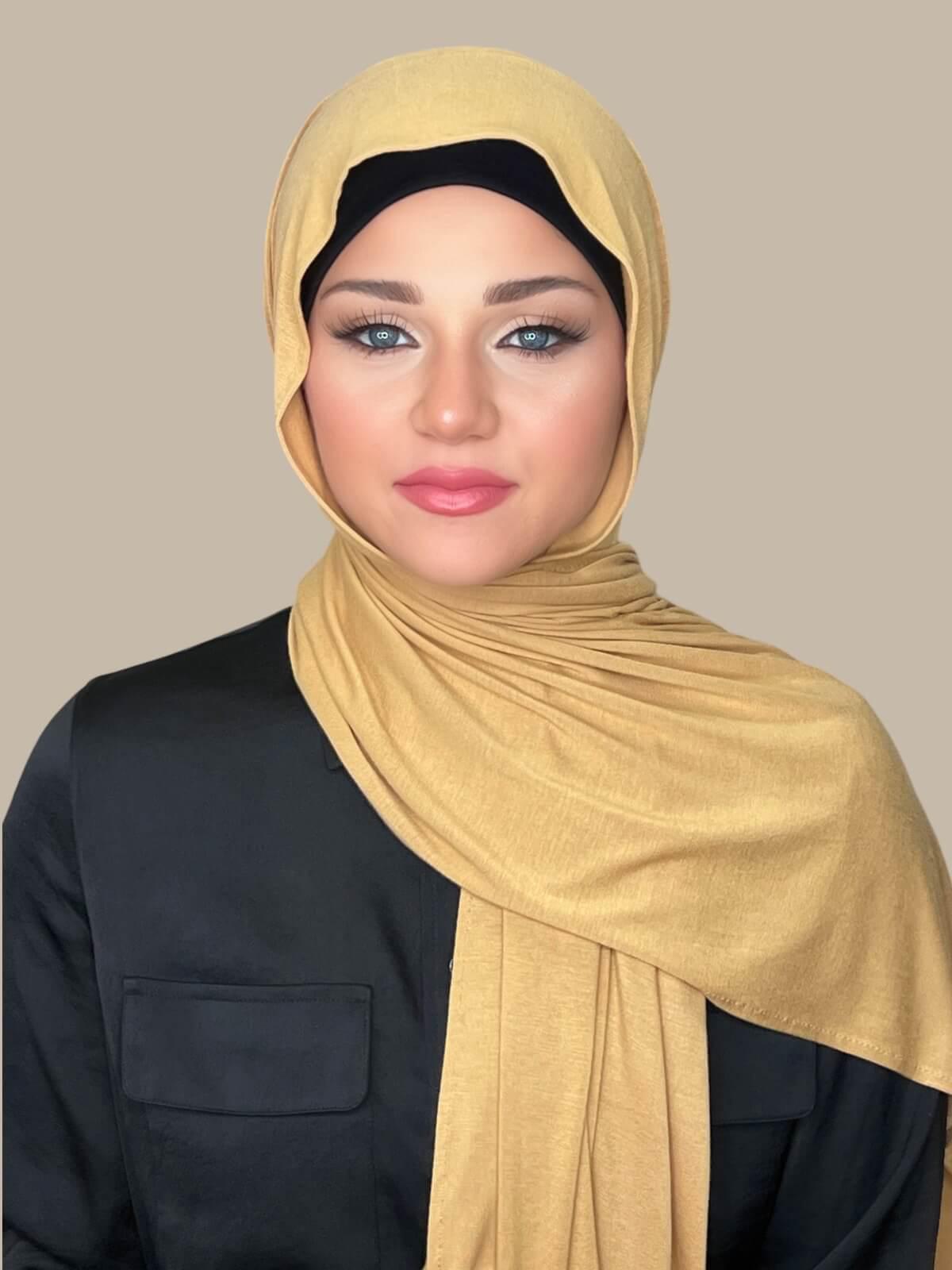 gold jersey hijab