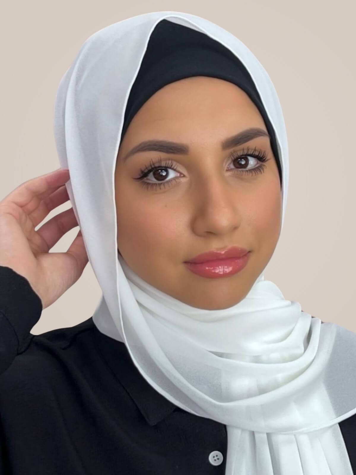 Classic Chiffon Hijab-Off White