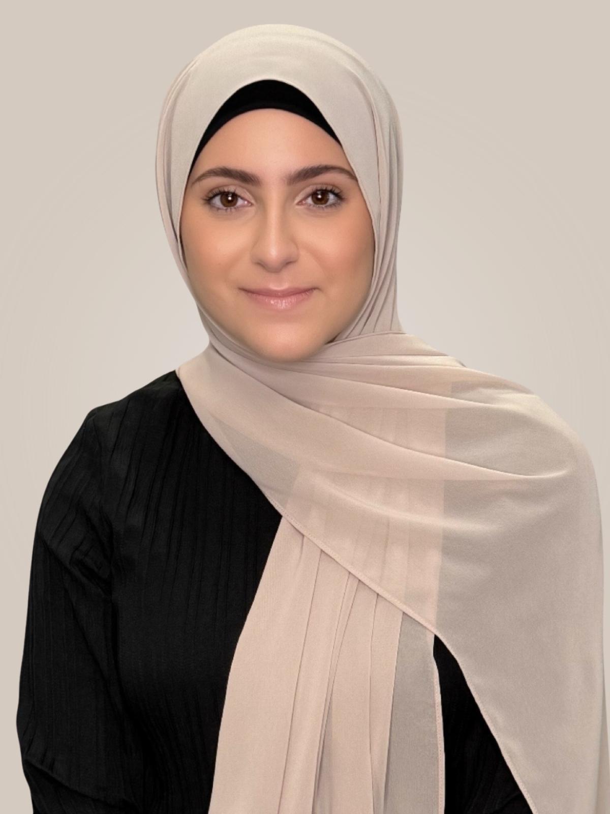 Modish Girl Luxury Chiffon Hijab-Oat