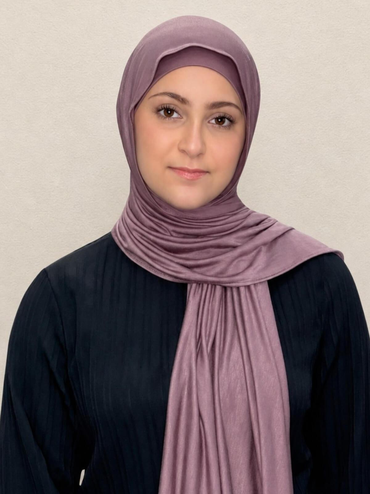Modish girl Premium Jersey Hijab-Rose Taupe