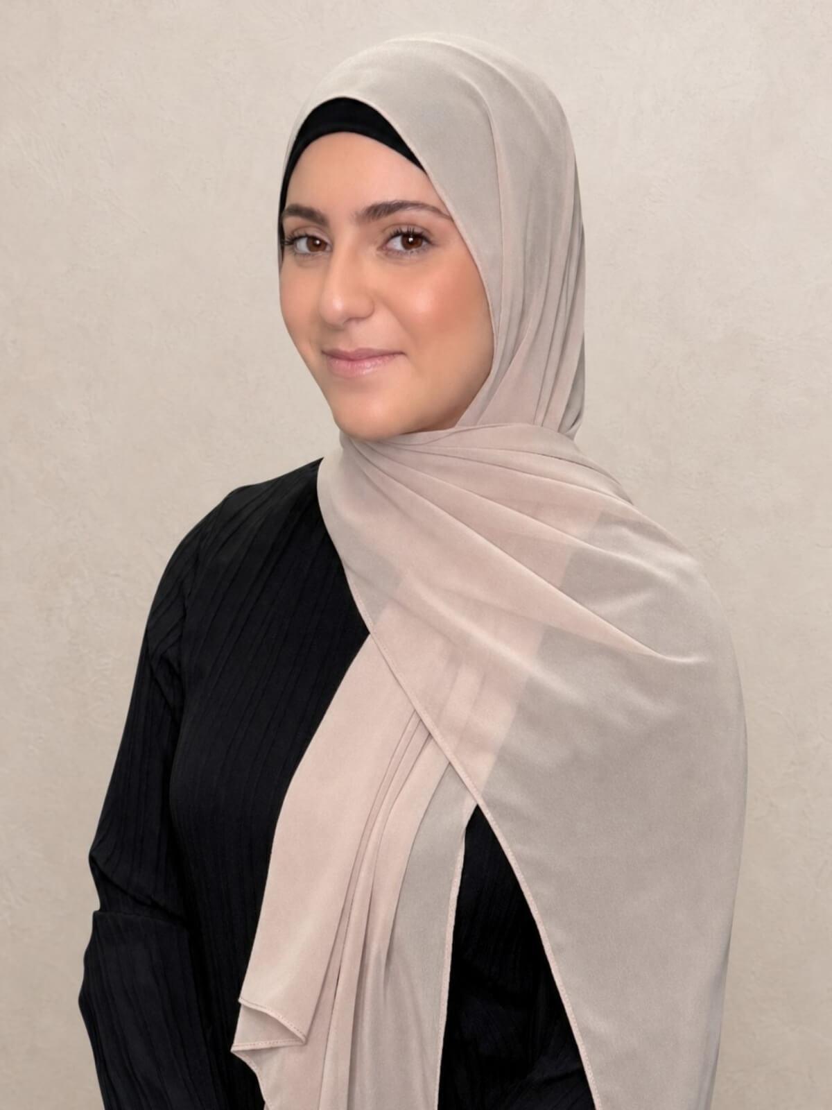 Modish Girl Luxury Chiffon Hijab-Oat