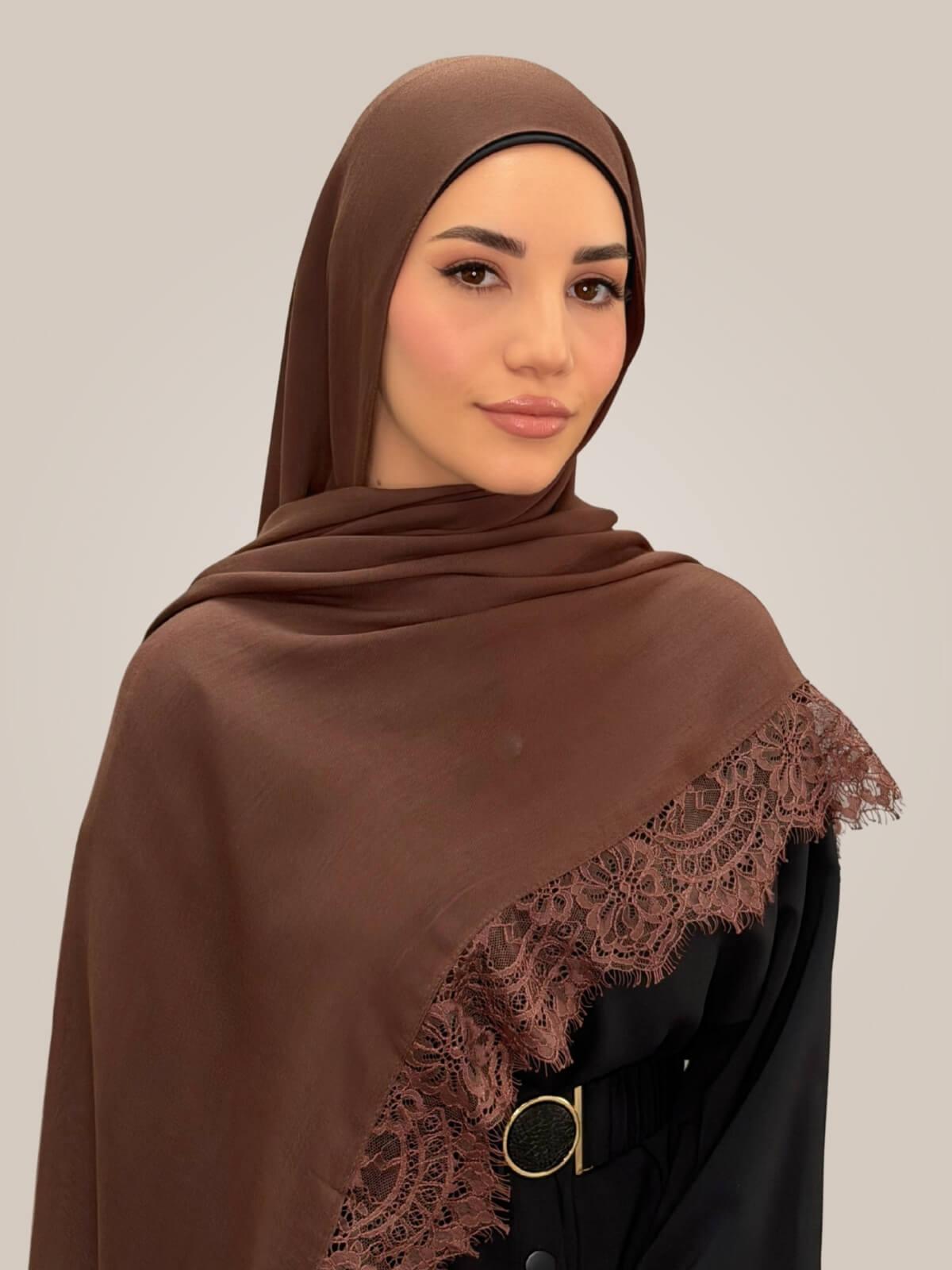 Lace Cotton Modal Hijab-Keepsake