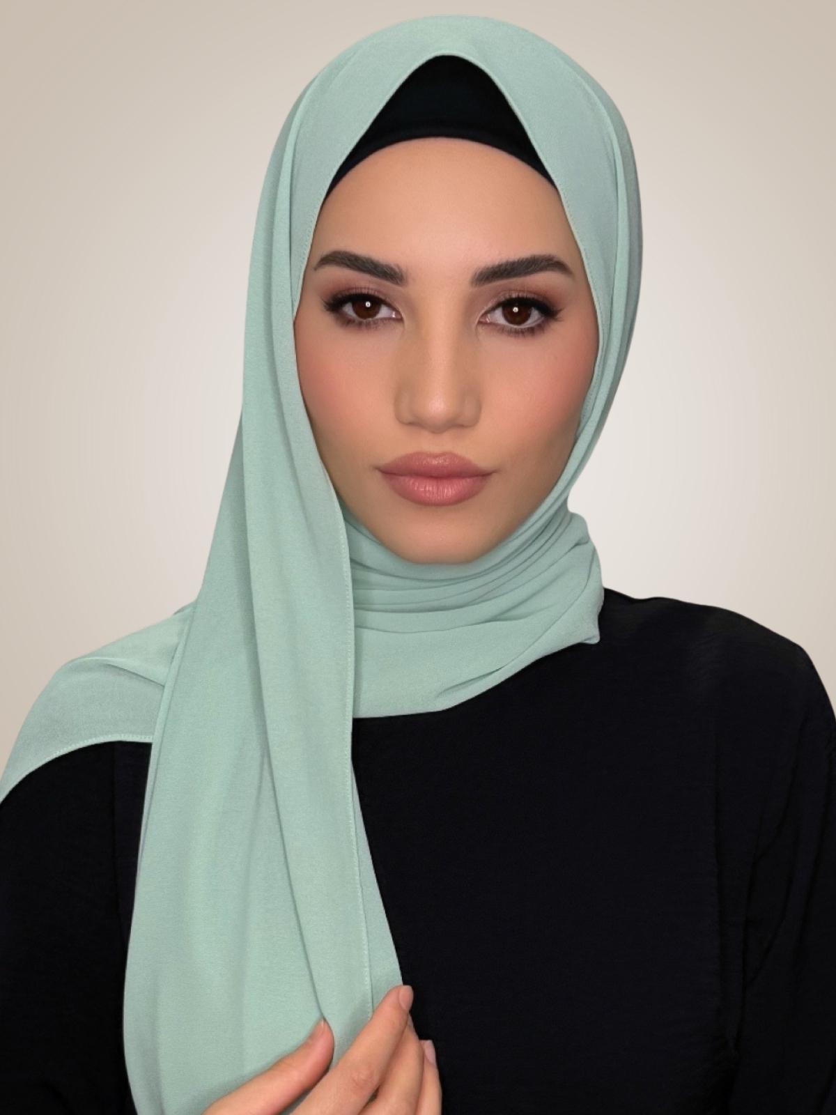 Classic Chiffon Hijab-Teal