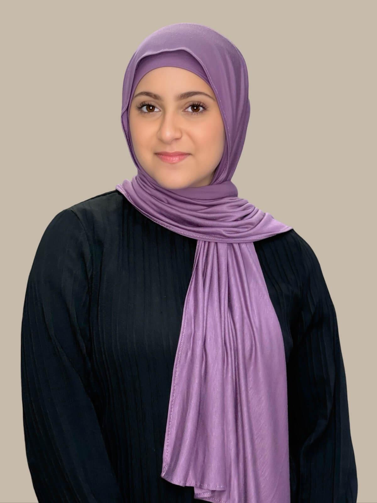 Modish Girl Premium Jersey Hijab-Mauve Taupe