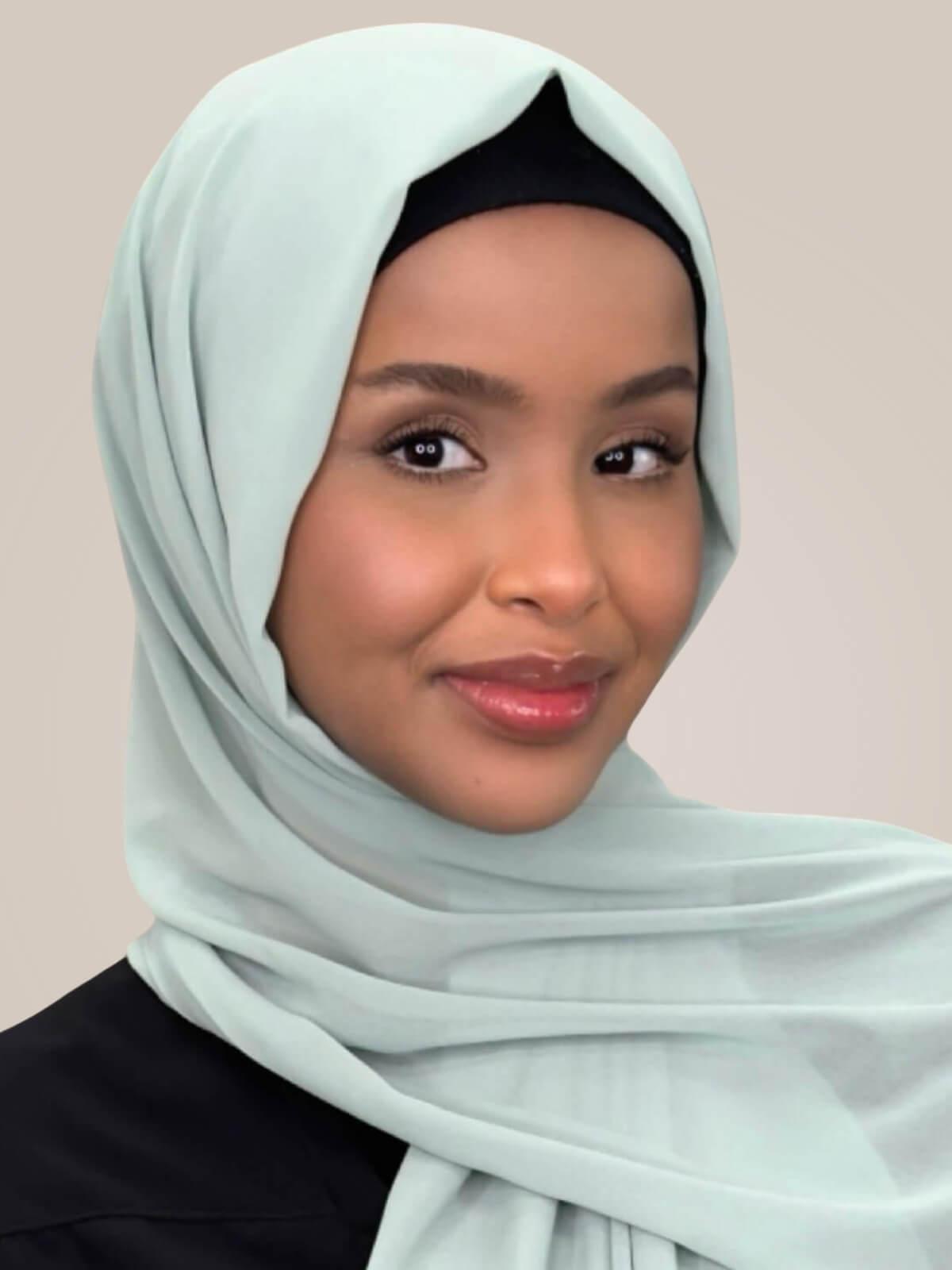 Luxury Chiffon Hijab-Bayleaf