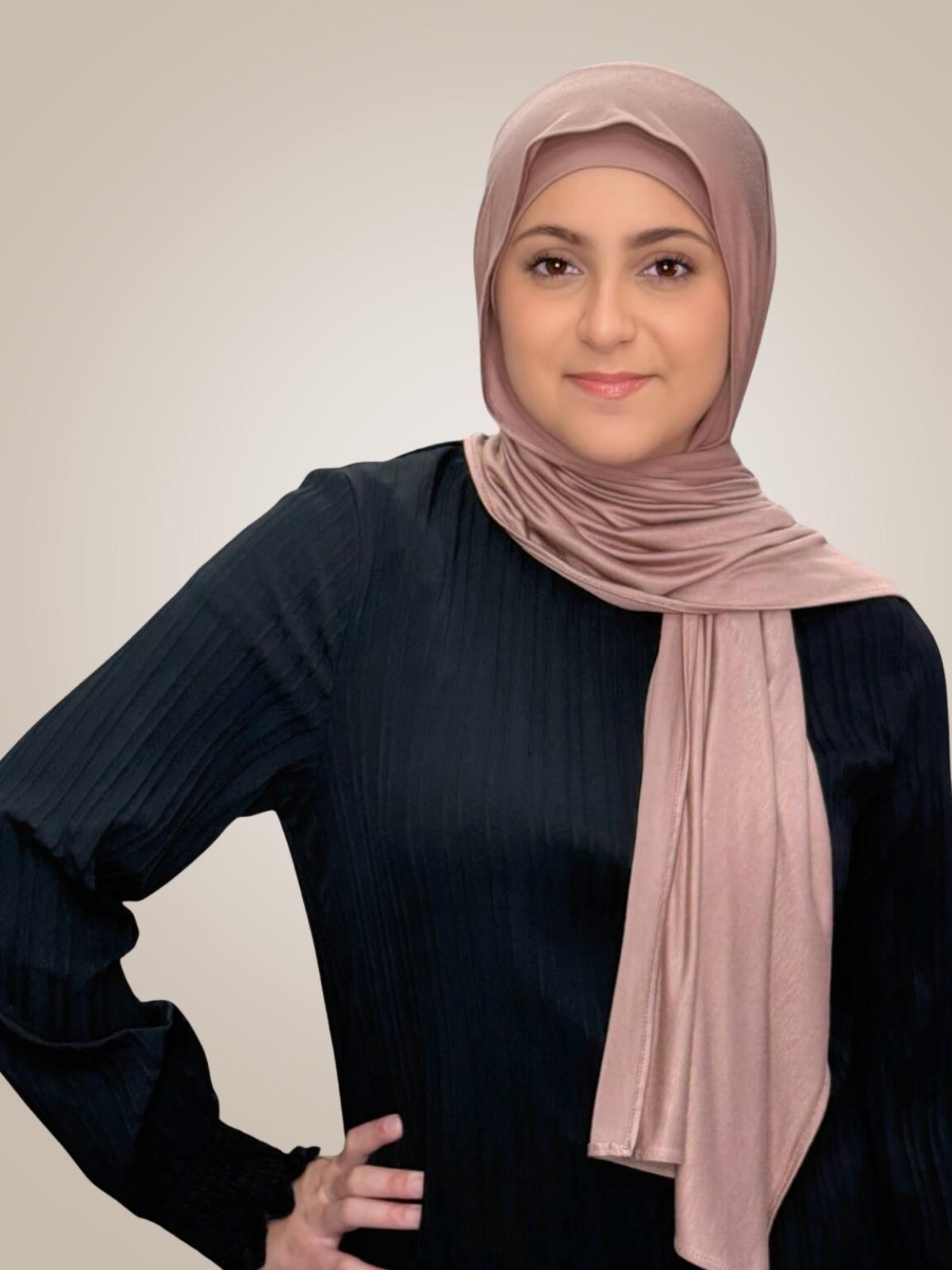 Modish Girl Premium Jersey hijab-Pale Taupe