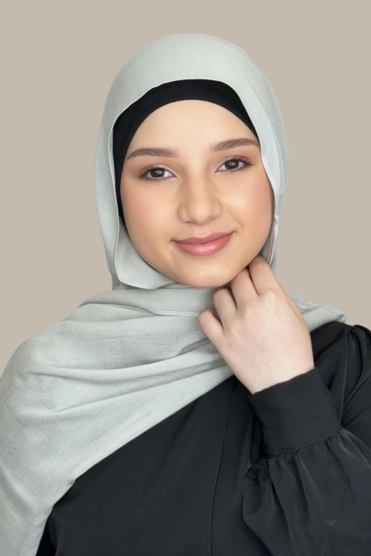 Modish Girl Cotton Modal Hijab-Pearl River