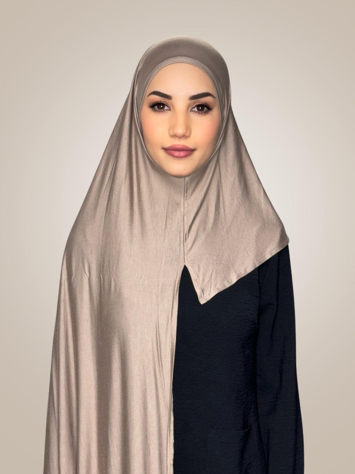 Pre-Sewn Jersey Hijab-Desert