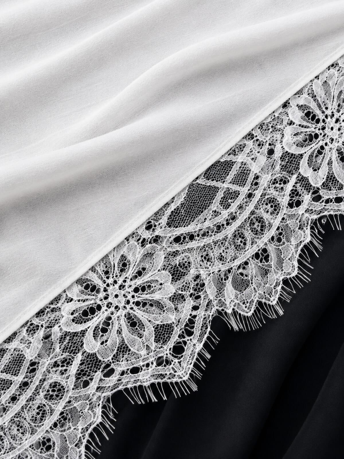 Lace Cotton Modal Hijab-Quiet Light