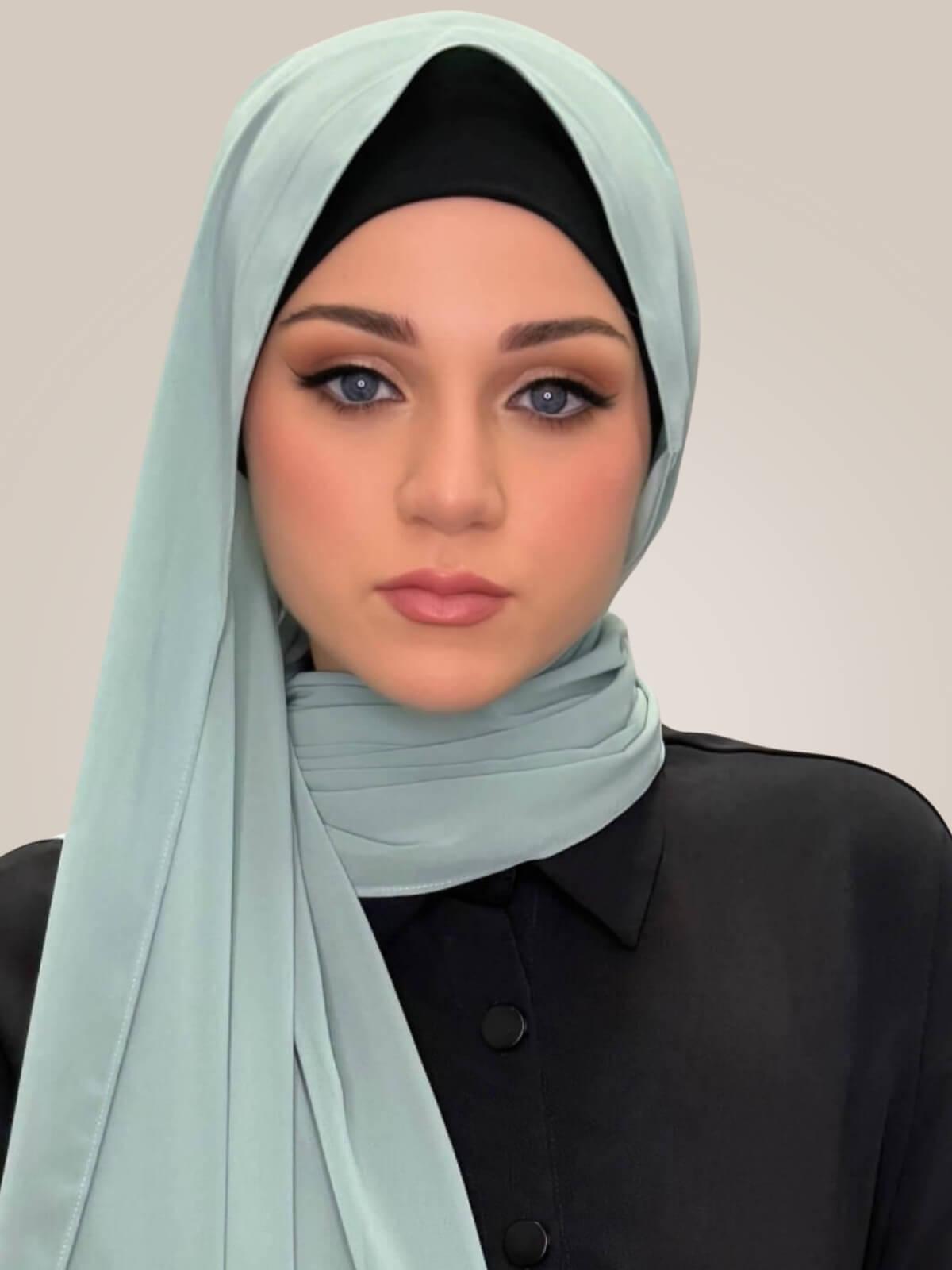 Luxury Chiffon Hijab-Meadow