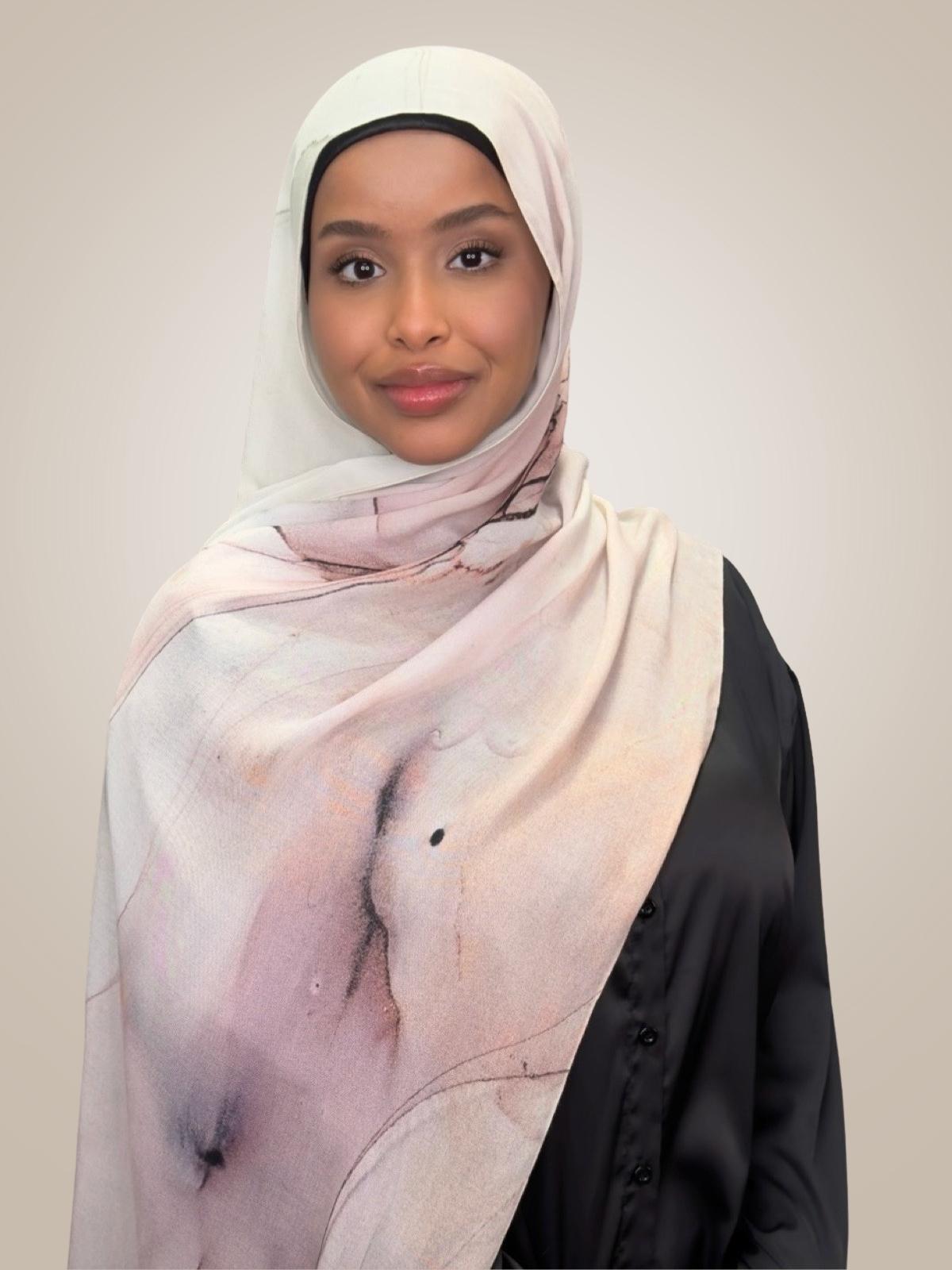 Print Modal Hijab-Tokyo Blossom