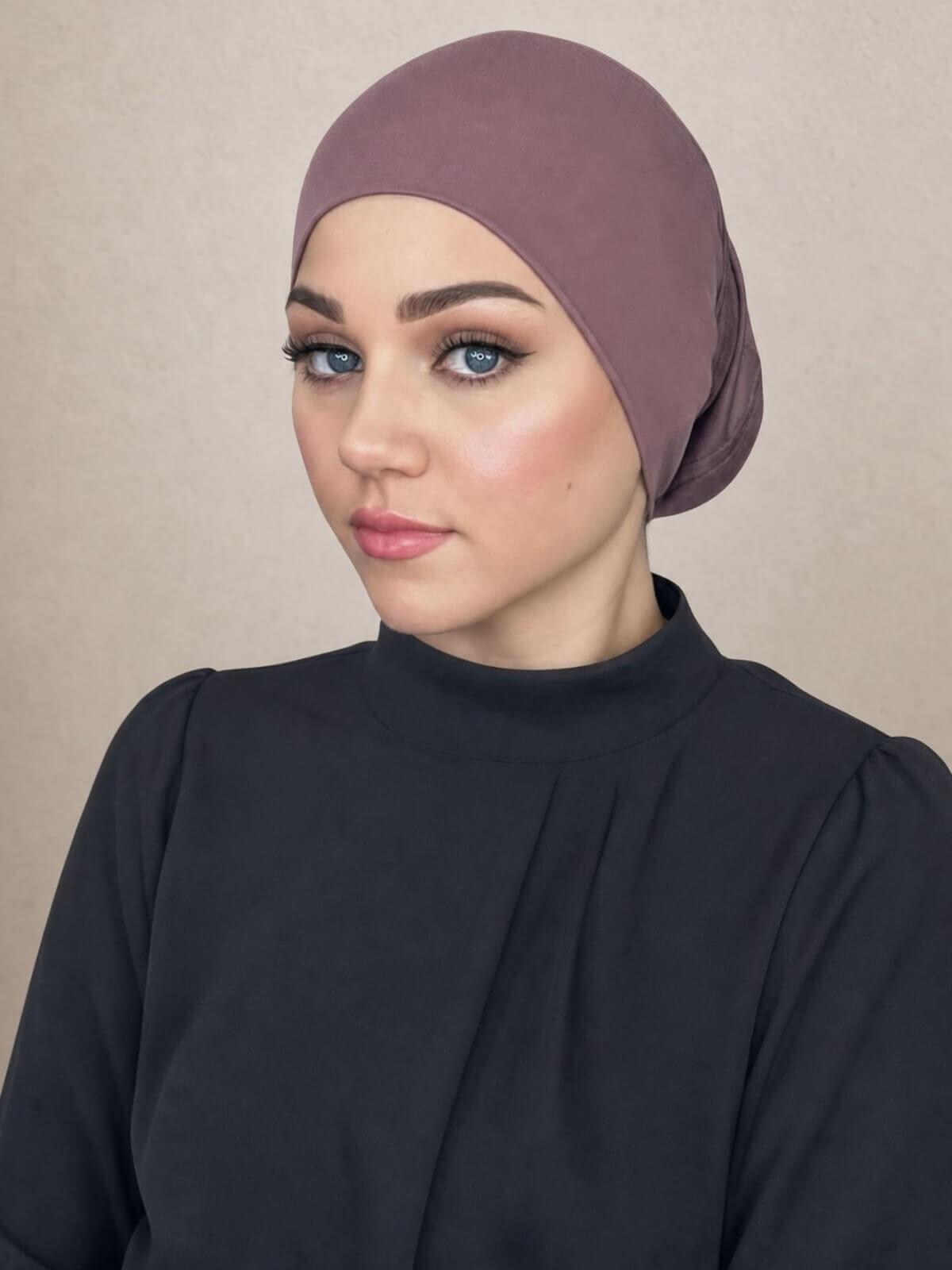 Premium Jersey Under scarf-Rose Taupe