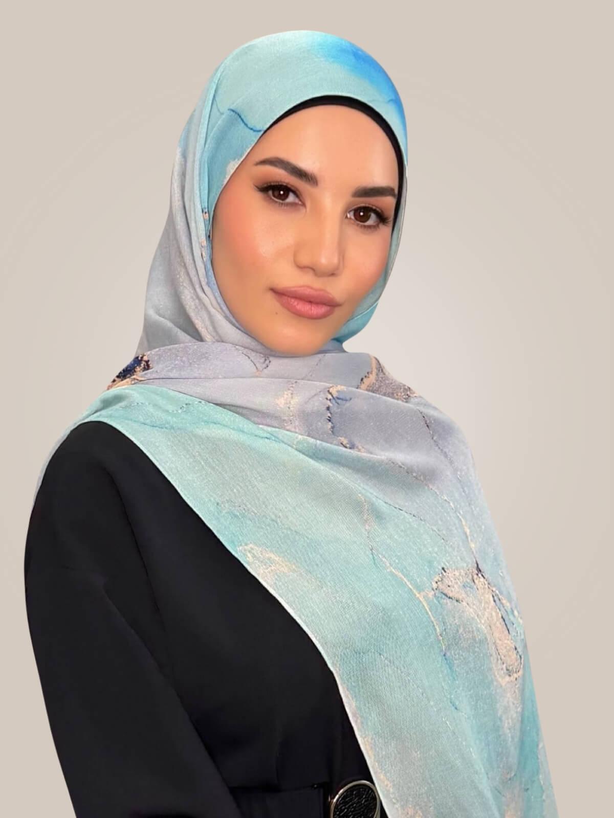 Print Modal Hijab-Amalfi Blue