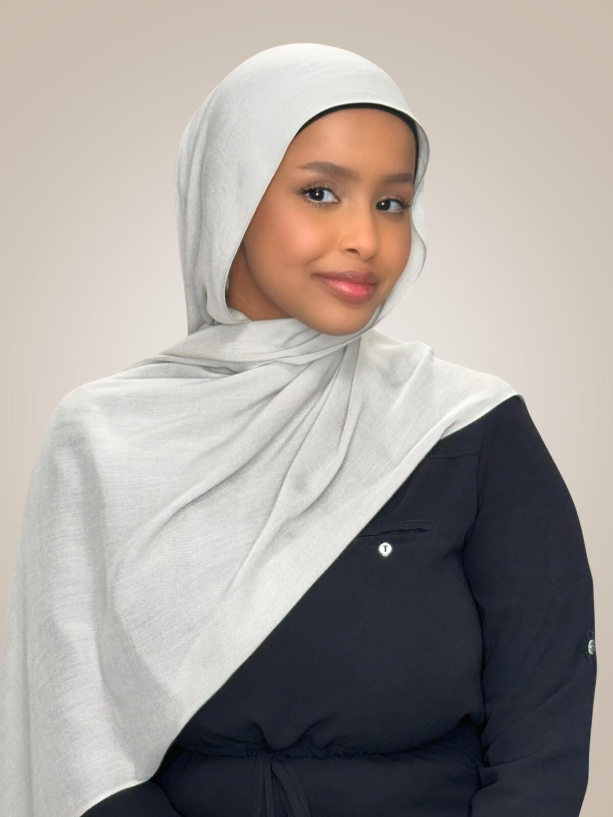Cotton Modal Hijab-Pearl River
