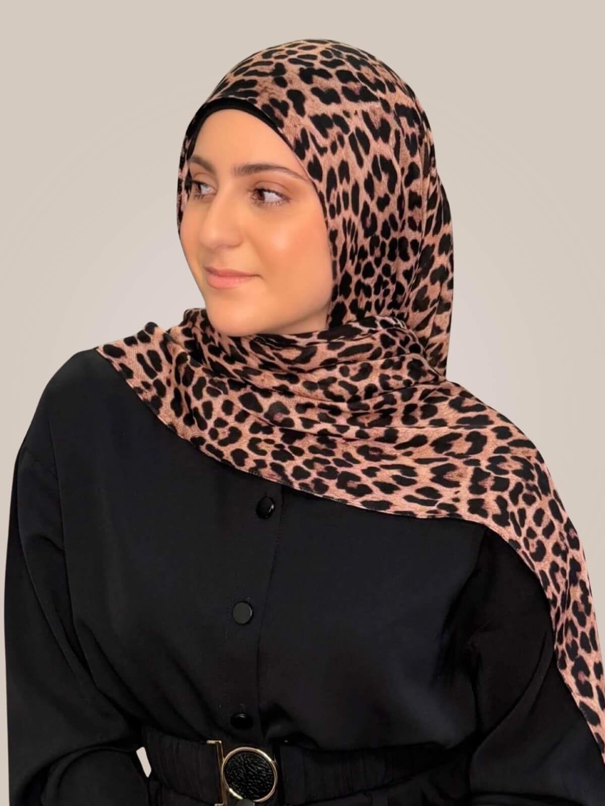 Modish Girl Print Modal Hijab-Safari Nights