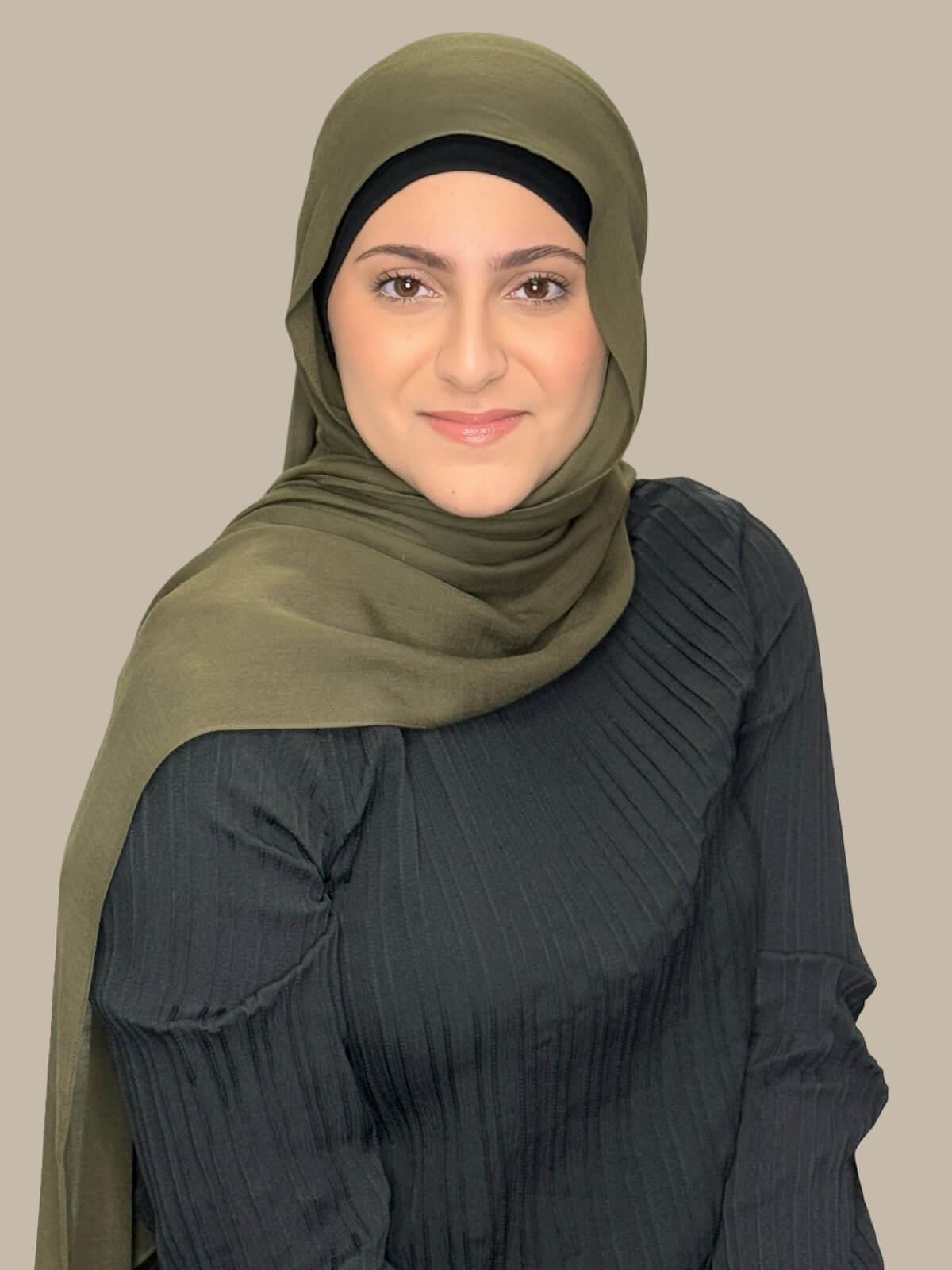 Modish Girl Cotton Modal Hijab-Sunlit Sage