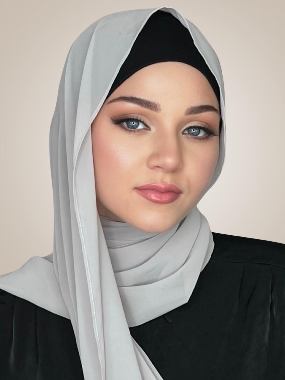 Luxury Chiffon Hijab-Light Taupe