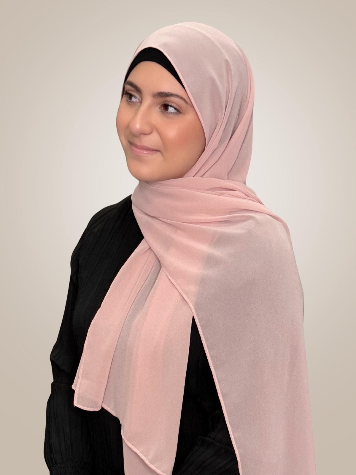 Modish Girl Luxury Chiffon Hijab-Pearl