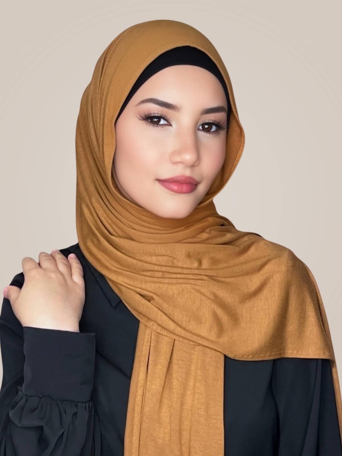 Classic Jersey Hijab-Goldenrod