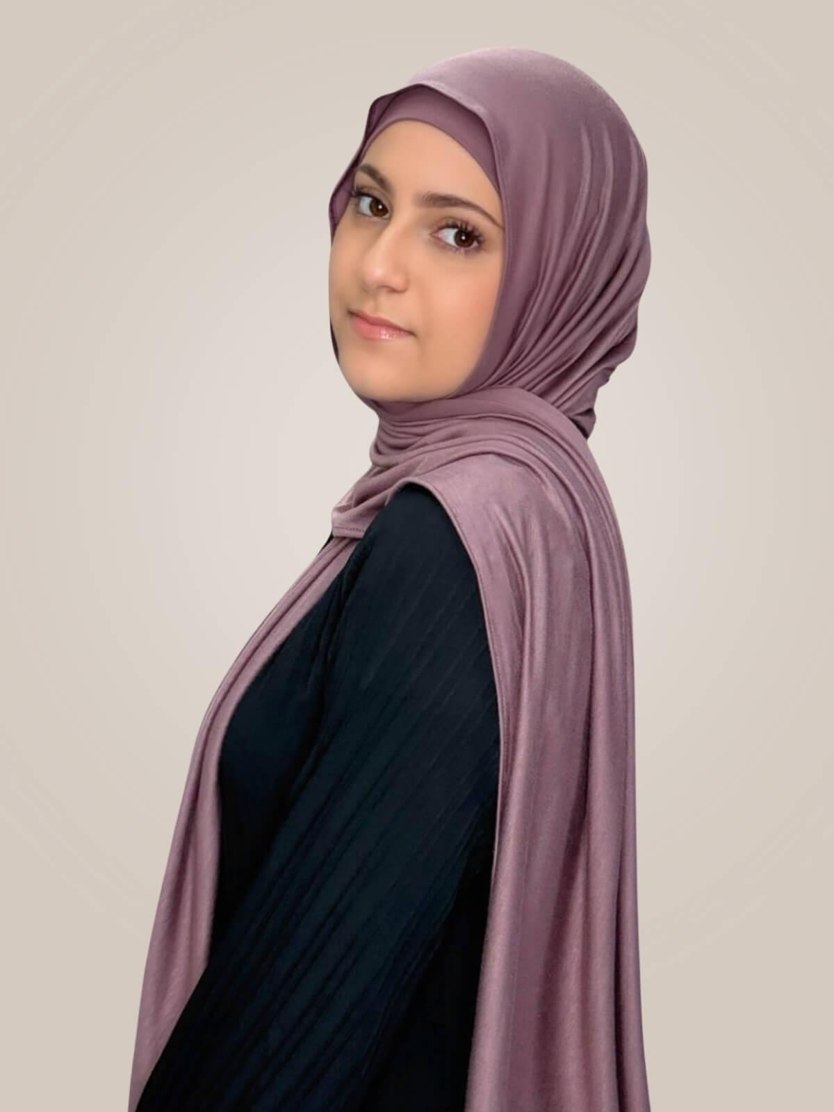 Modish girl Premium Jersey Hijab-Rose Taupe