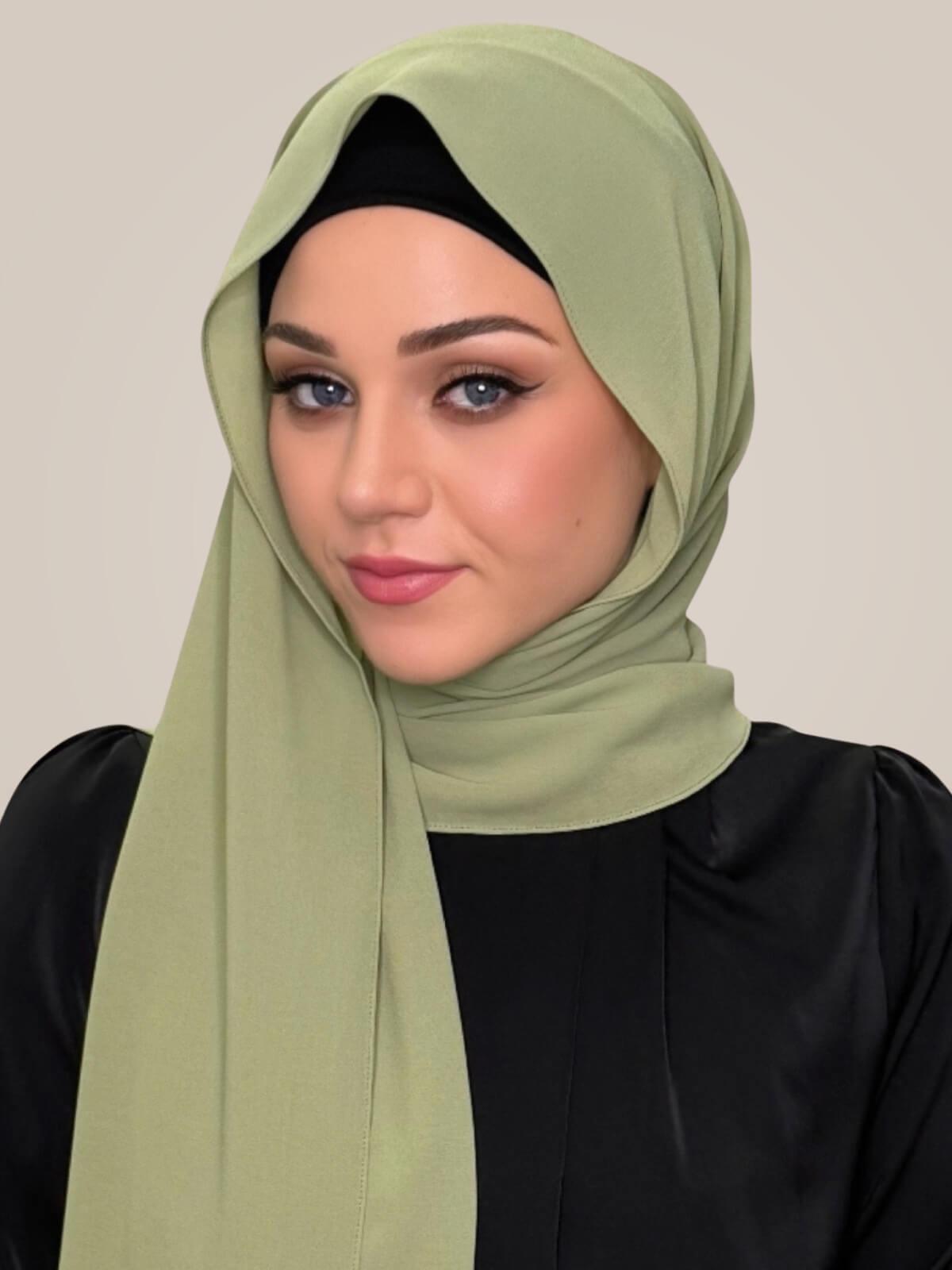 Classic Chiffon Hijab-Sage