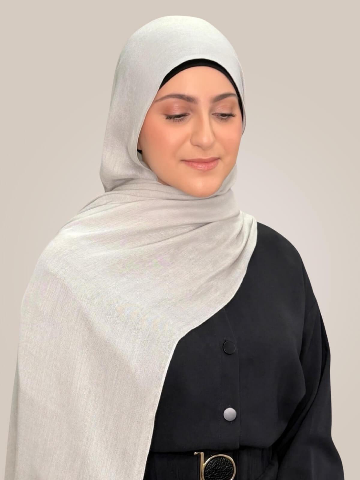 Modish Girl Cotton Modal Hijab-Pearl River