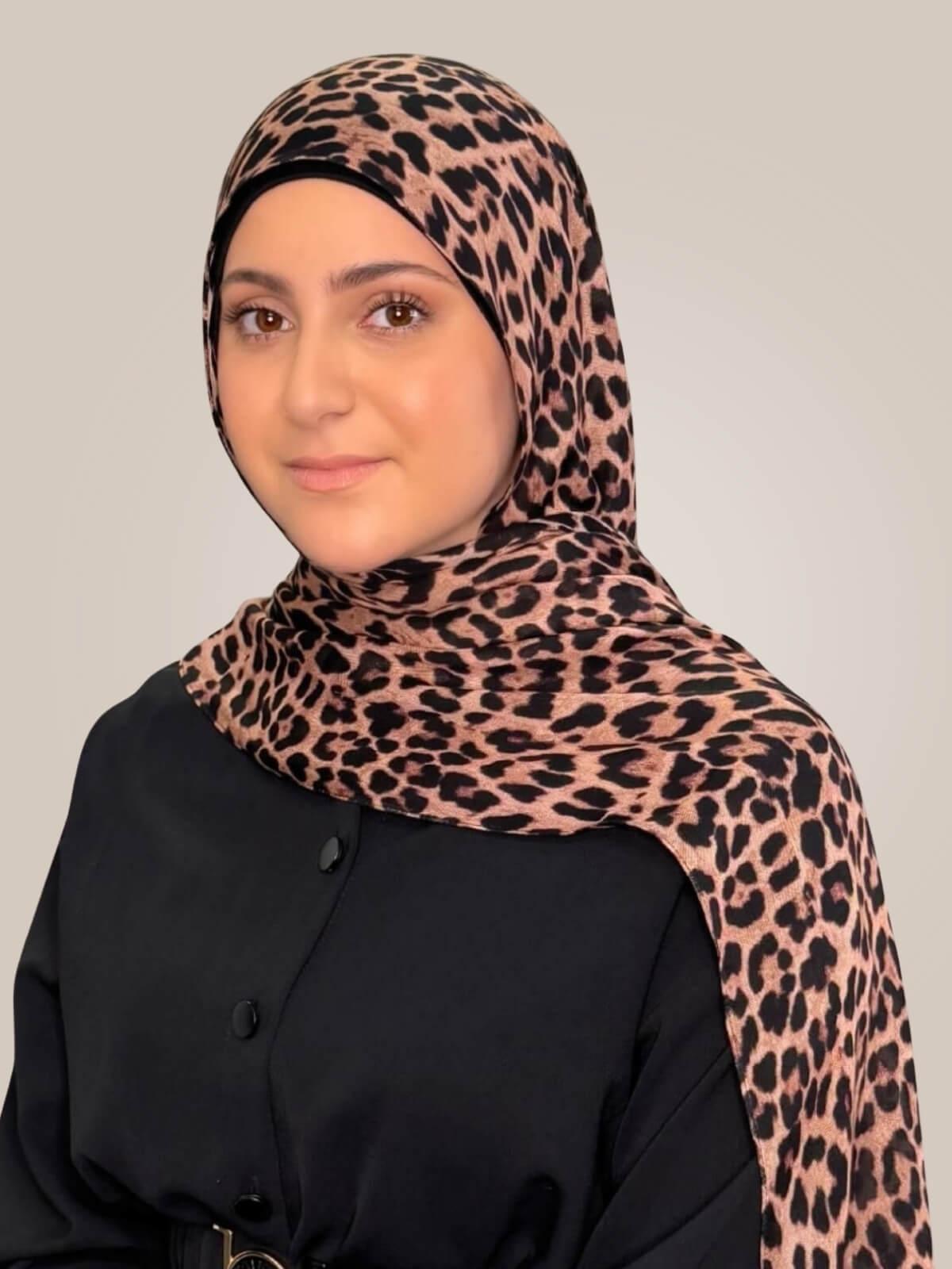 Modish Girl Print Modal Hijab-Safari Nights