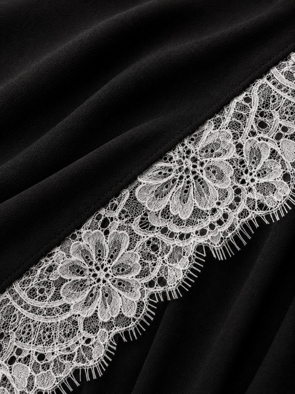 Lace Cotton Modal Hijab-Afterglow