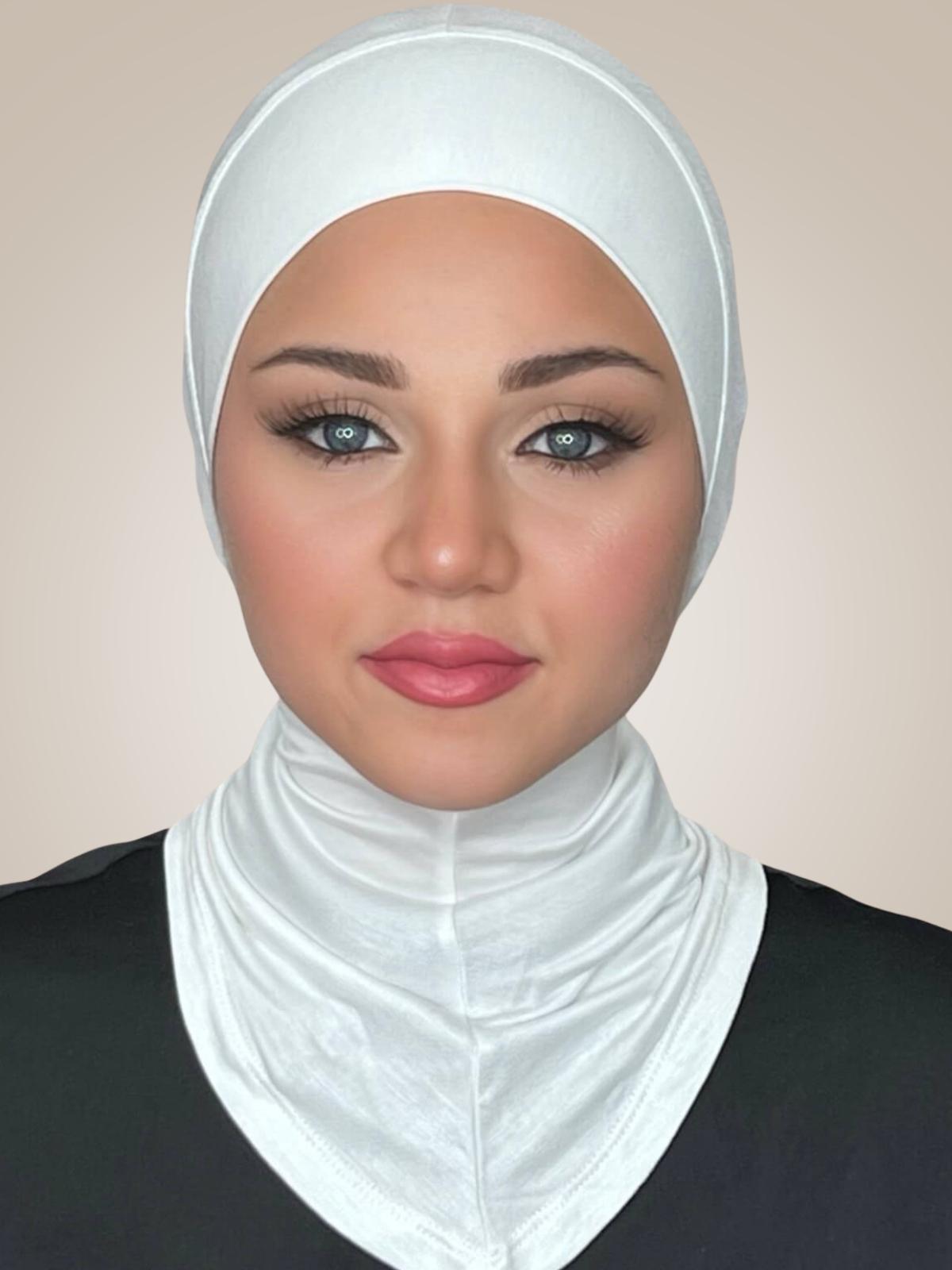 Premium Jersey Full Coverage Underscarf-Off White