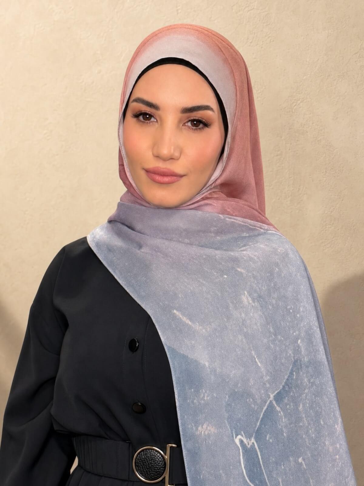 Print Modal Hijab-Petra Rose