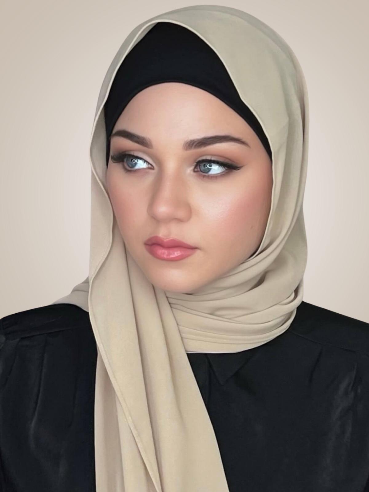 Classic Chiffon Hijab-Camel