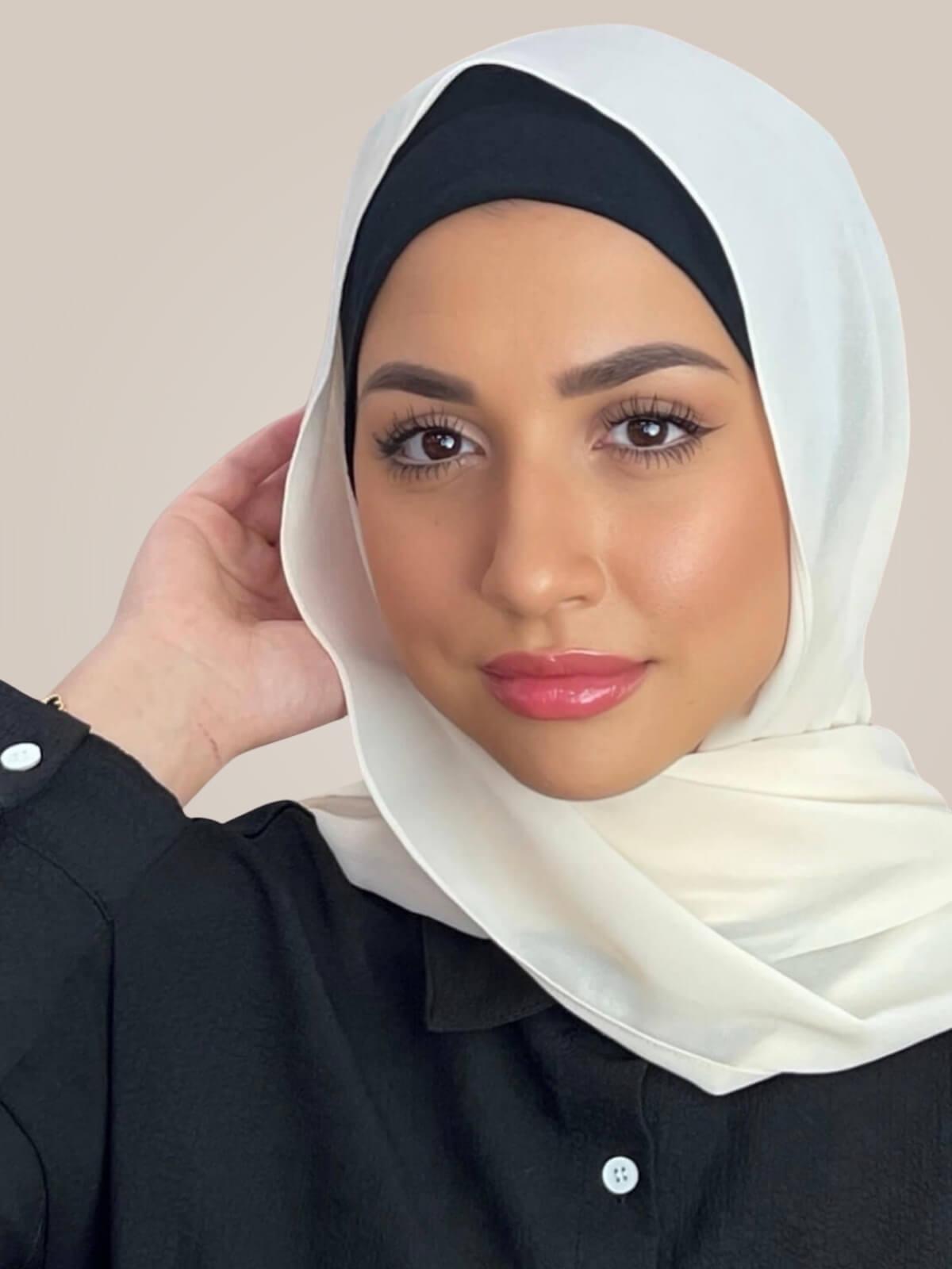 Classic Chiffon Hijab-Seashell
