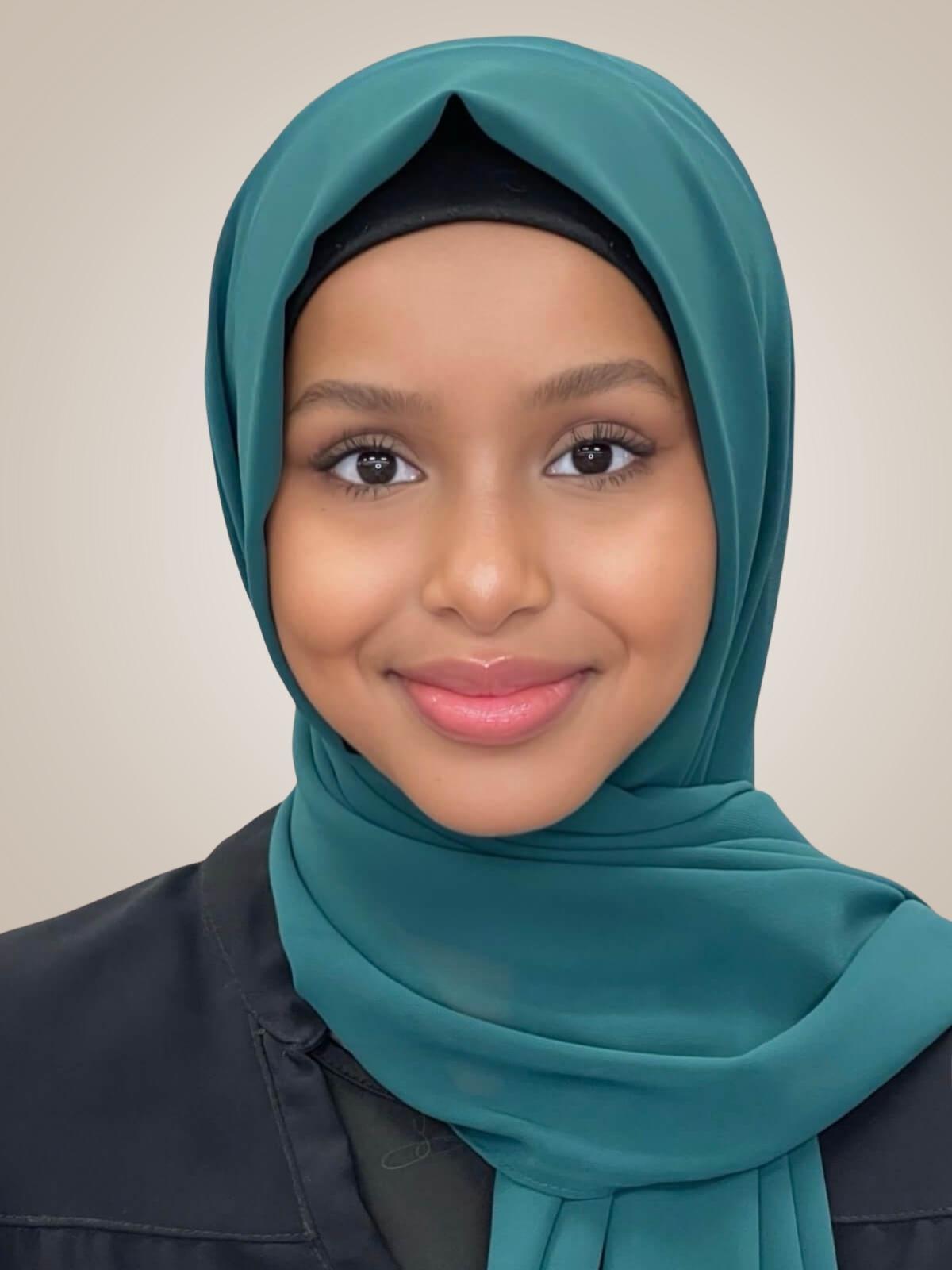 Luxury Chiffon Hijab-Ponderosa Pine