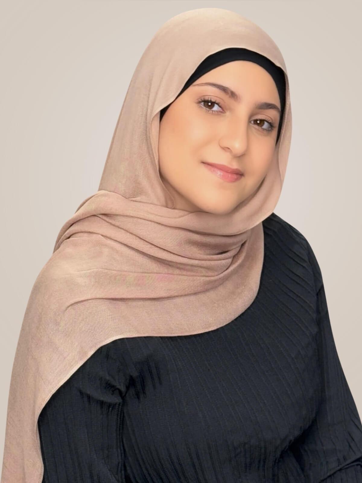 Modish Girl Cotton Modal Hijab-Cocoa Beige
