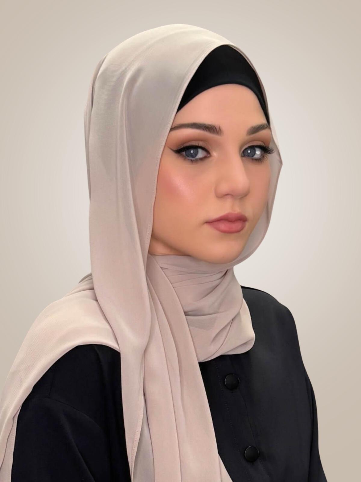 Luxury Chiffon Hijab-Oat