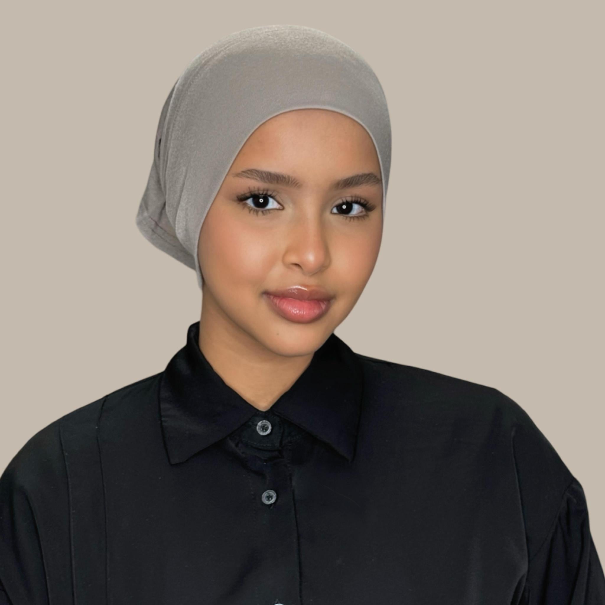 Premium Cotton Underscarf-Truffle