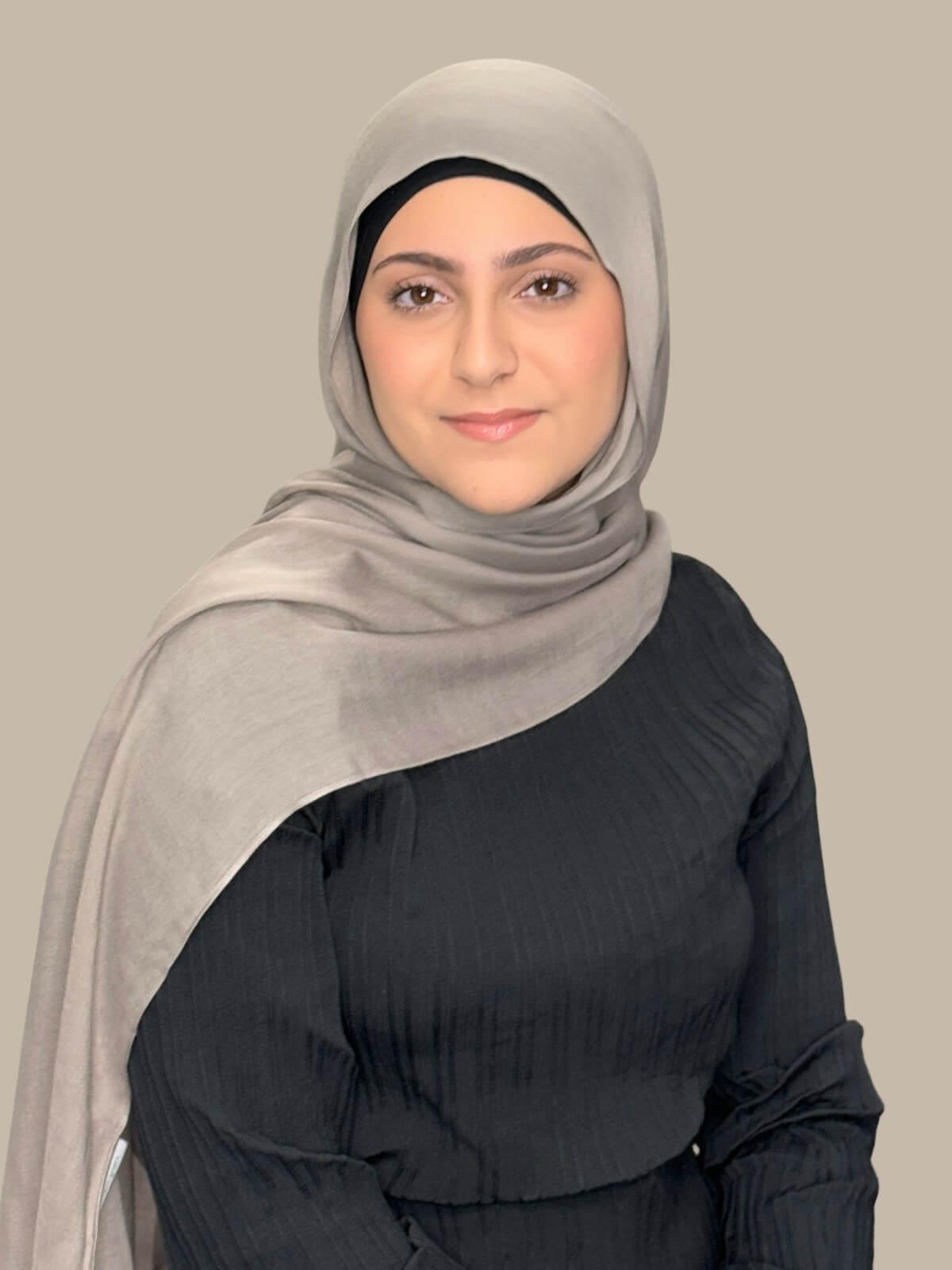 Modish Girl Cotton Modal Hijab-Oak Mist