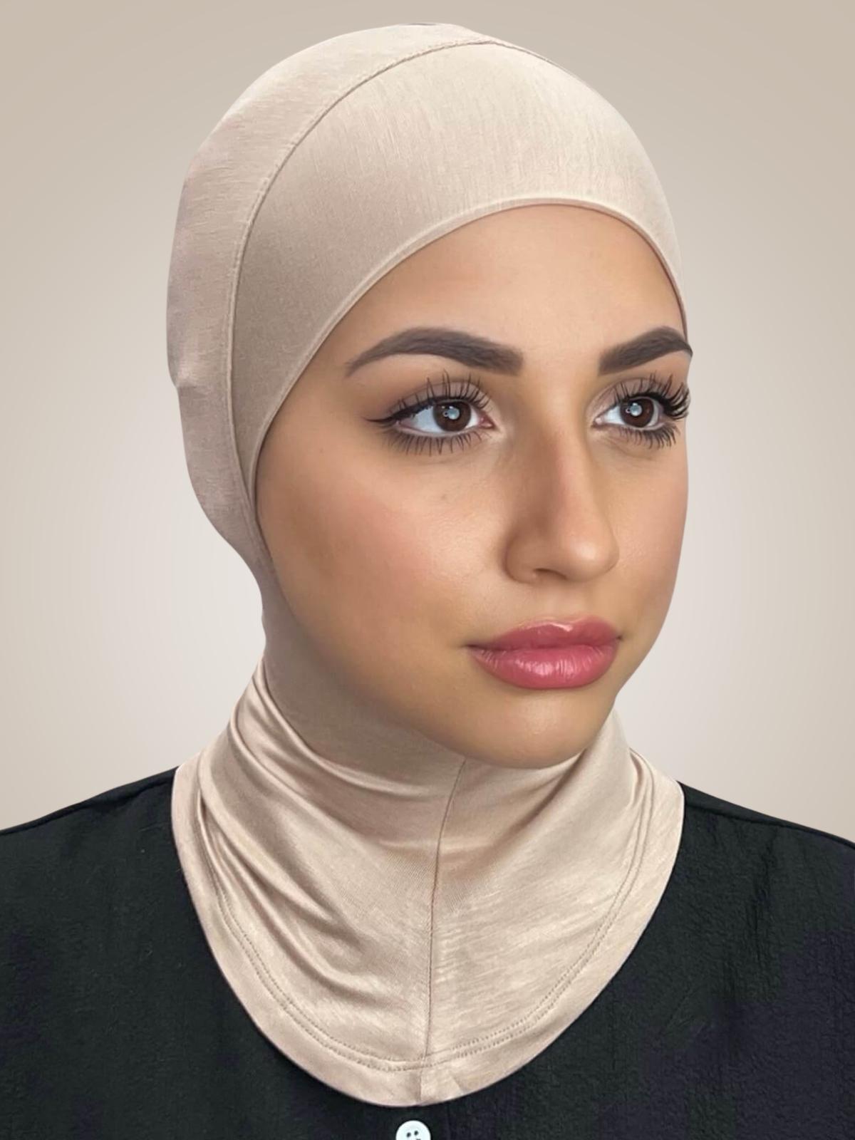 Premium Jersey Full Coverage Underscarf-Vanilla