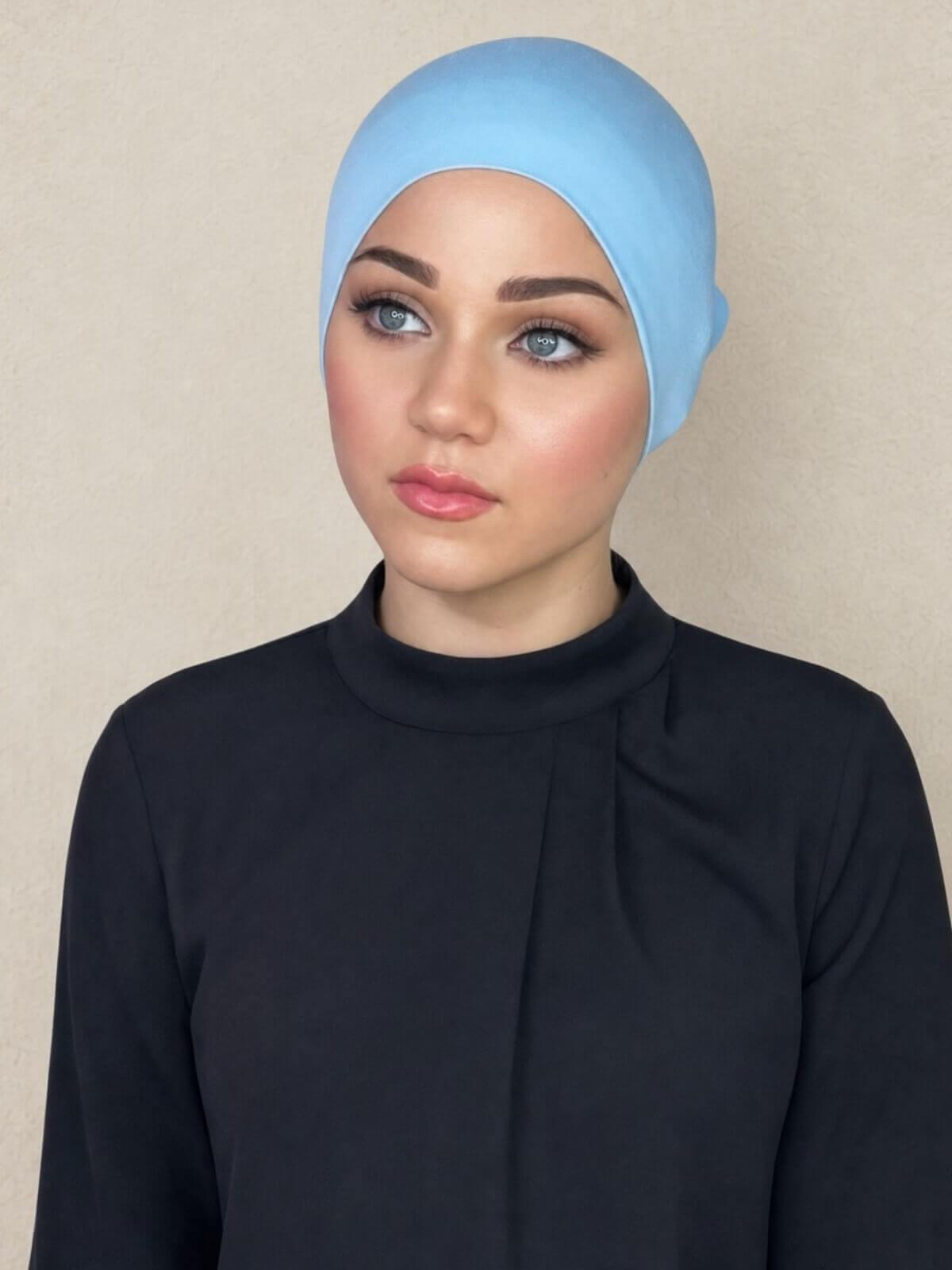 Premium Jersey Underscarf-Baby Blue