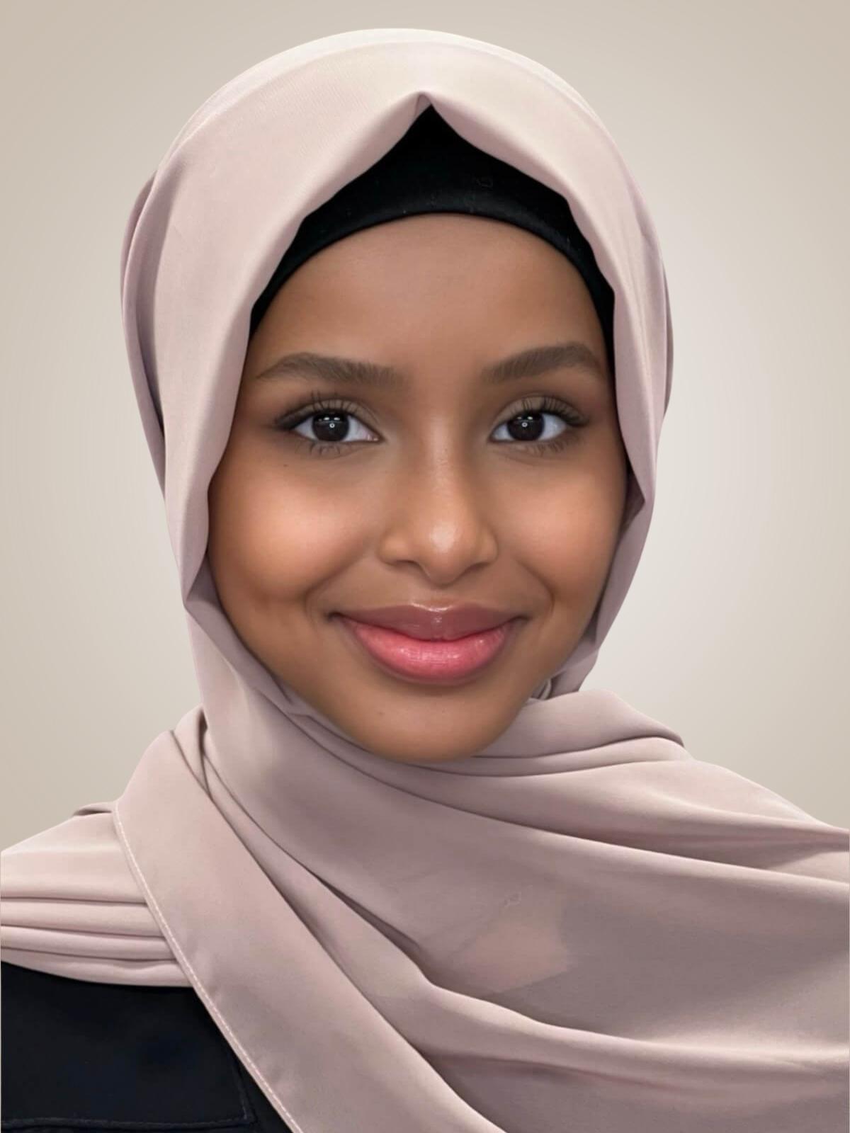 Luxury Chiffon Hijab-Cedar