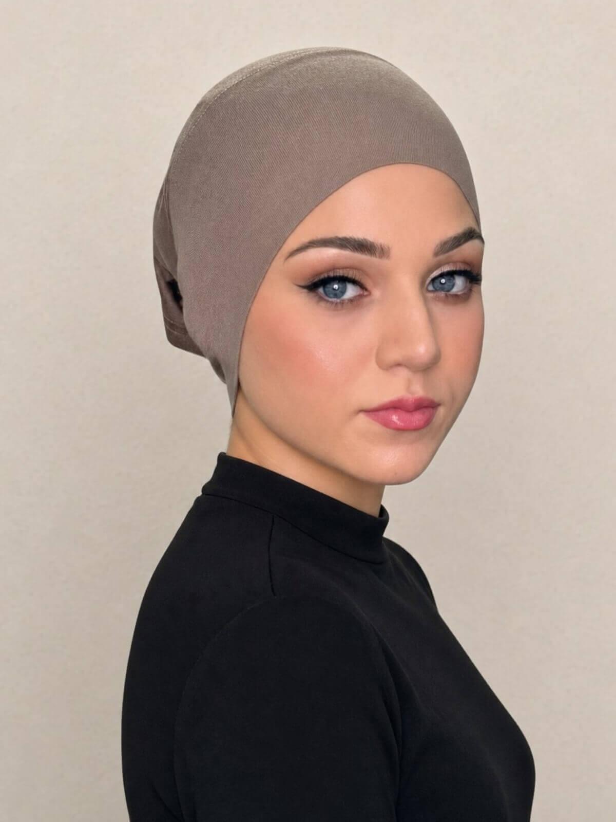 Premium Jersey Underscarf-Truffle