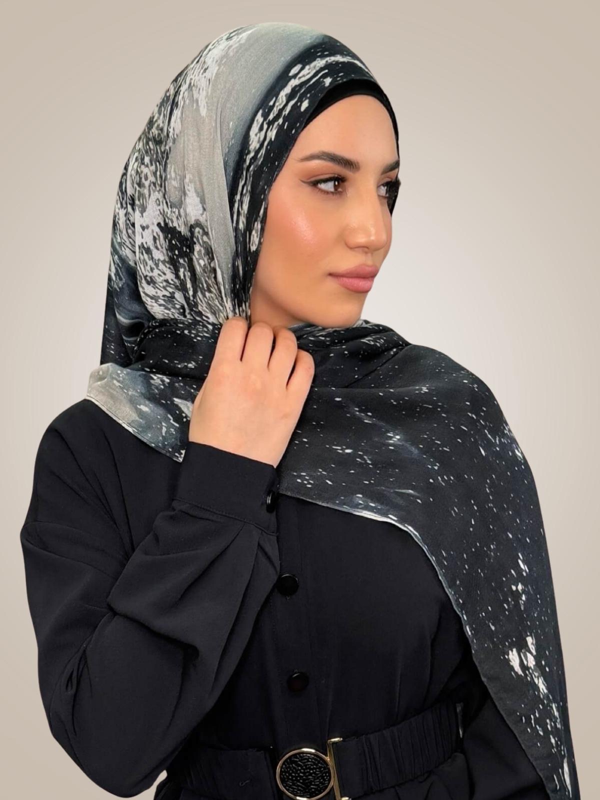 Print Modal Hijab-Milan Noir