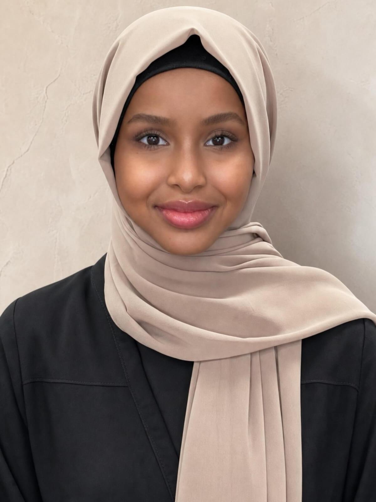 Luxury Chiffon Hijab-Oak