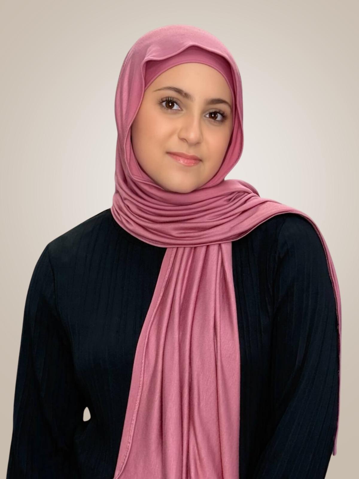Modish Girl Premium Jersey Hijab-Pale Rose
