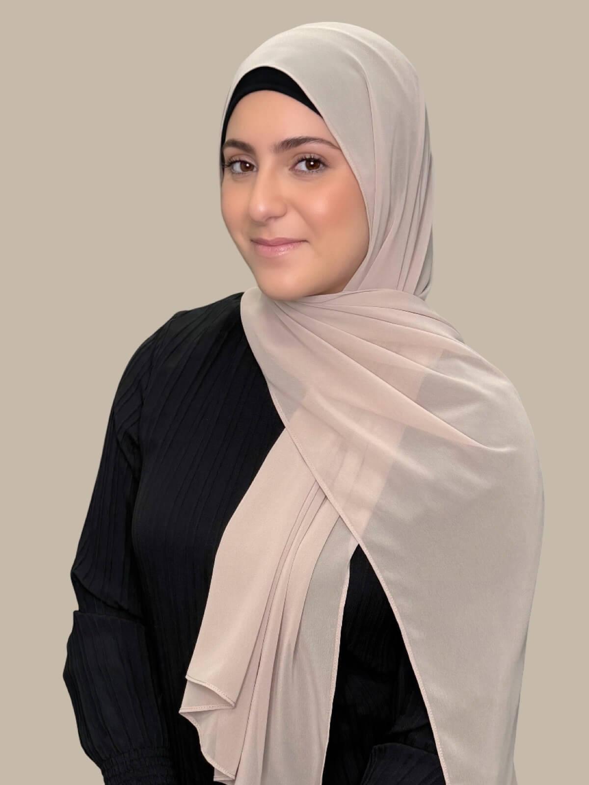 Modish Girl Luxury Chiffon Hijab-Oat