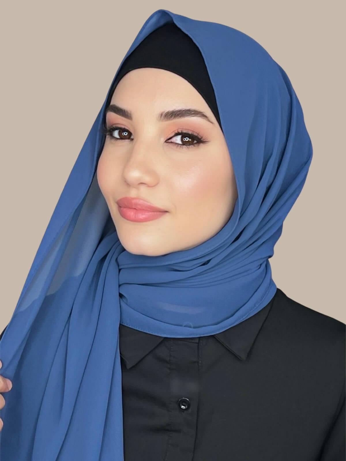 Luxury Chiffon Hijab-Spruce