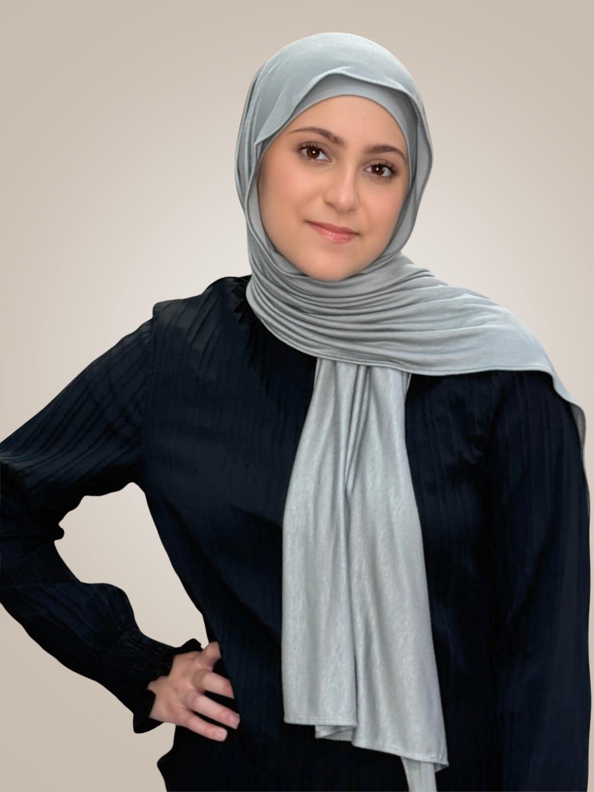 Modish Girl Premium Jersey Hijab-Chic Grey