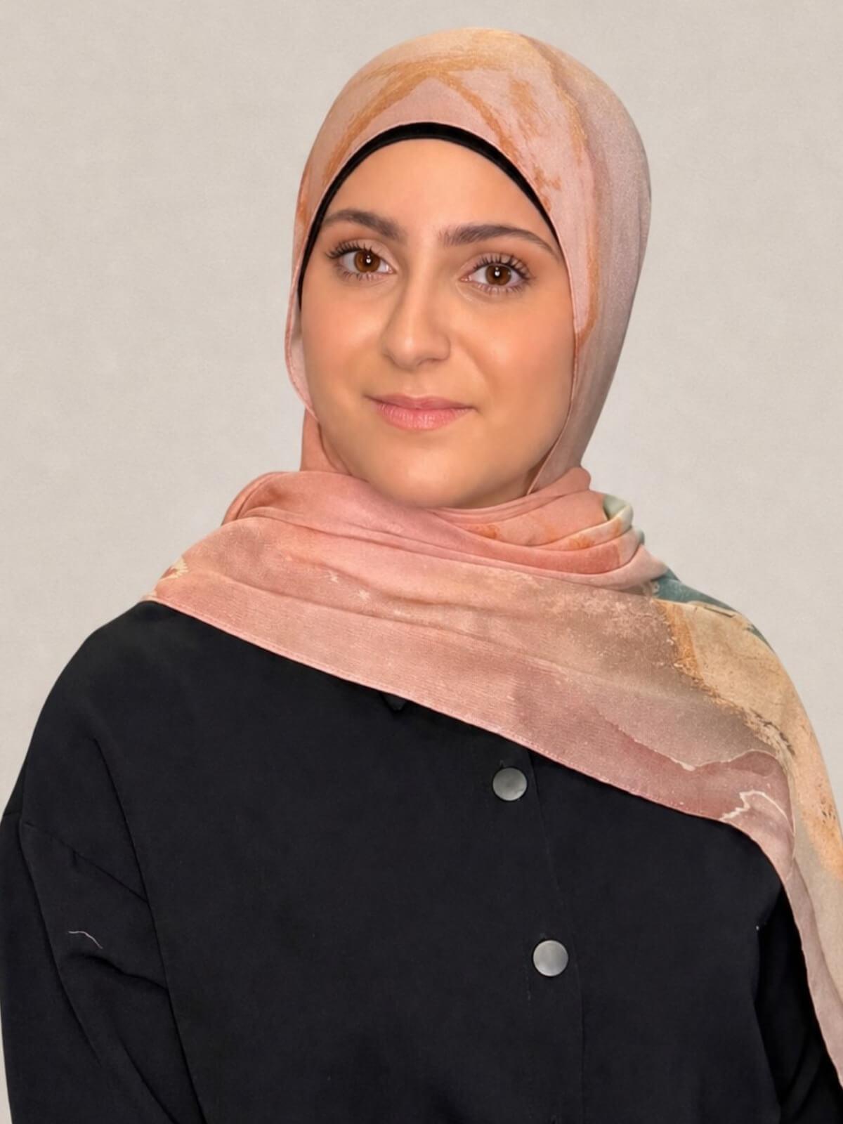 Modish Girl Print Modal Hijab-Sedona Sage