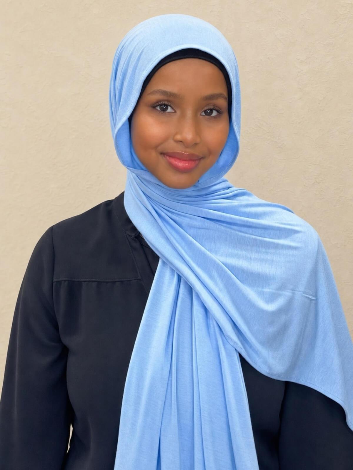 Classic Jersey Hijab-Baby Blue